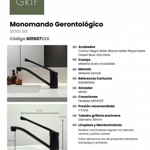 601607370 Monomando Gerontológico Negro Mate [3]
