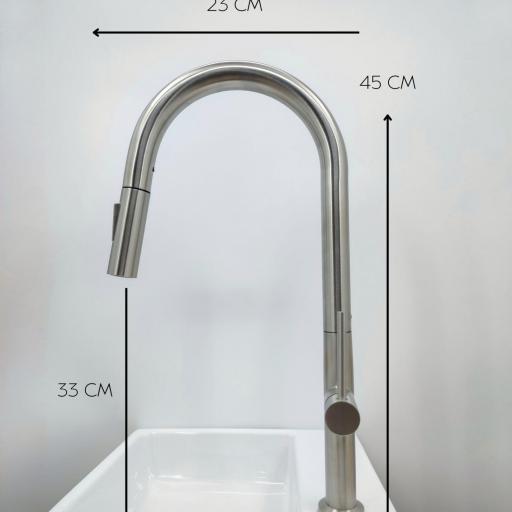 803629INOX Monomando Cocina Extraíble Inox [5]