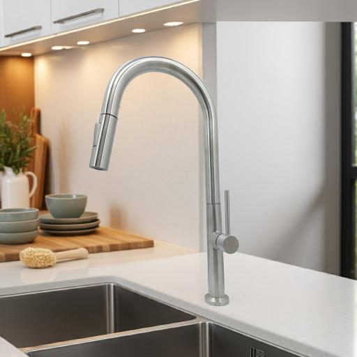 803629INOX Monomando Cocina Extraíble Inox [0]
