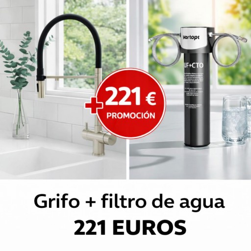 VOR679INOX GRIFO INOX + FILTRO