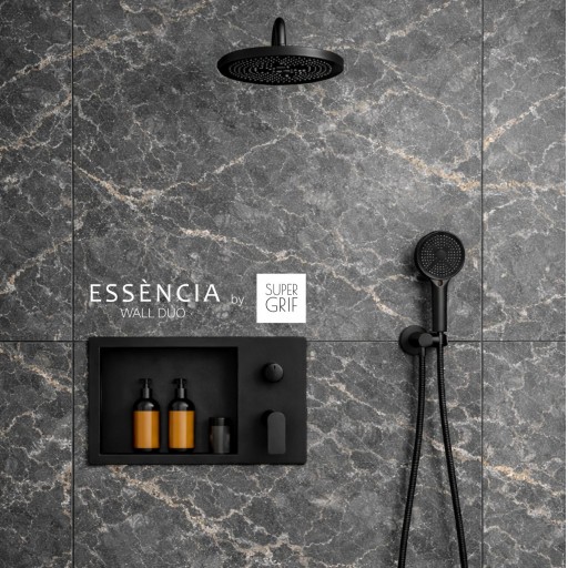 008636370 ESSÈNCIA WALL DUO NEGRO MATE 