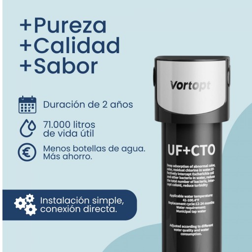 FILVORQ5UF Filtro de Agua Bajo Fregadero [2]