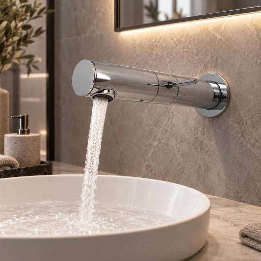 Grifo de Lavabo Empotrado de Pared Cromado Supergrif D38 – 038105110 [1]
