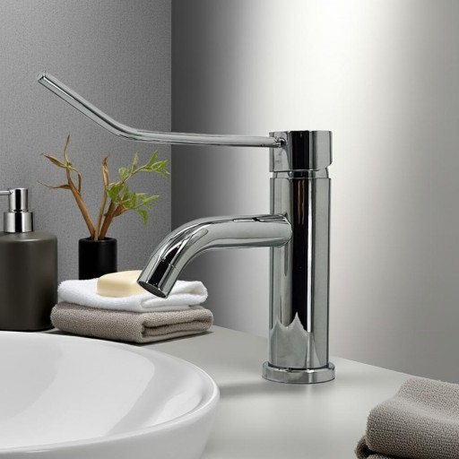 501106110 Grifo Monomando Gerontológico de Lavabo Cromado – Palanca Larga PMR [3]