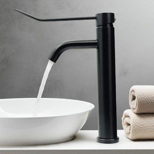 501108370 Grifo Lavabo Alto PMR Negro Mate [3]