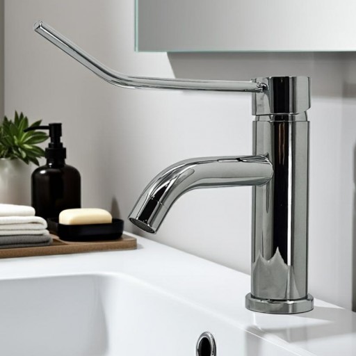 501106110 Grifo Monomando Gerontológico de Lavabo Cromado – Palanca Larga PMR [2]