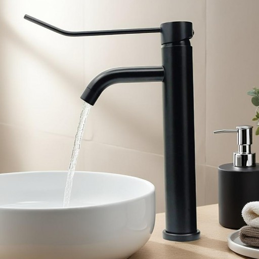 501108370 Grifo Lavabo Alto PMR Negro Mate [2]