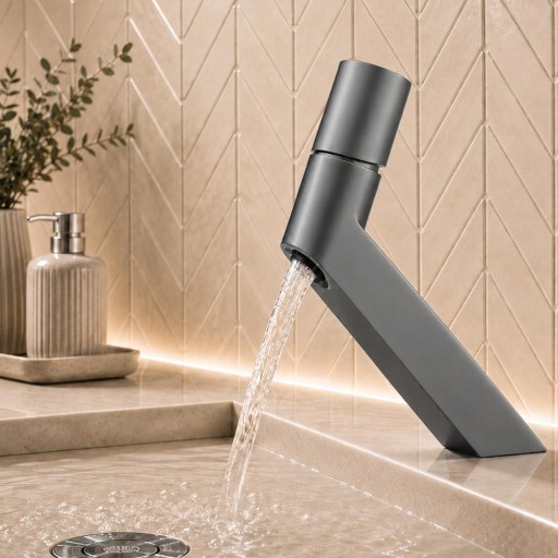 504106811 Grifo Monomando Lavabo Gun Metal B-GRIF F1 [2]