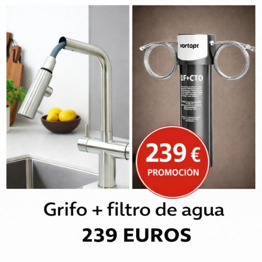 VOR689INOX GRIFO INOX + FILTRO