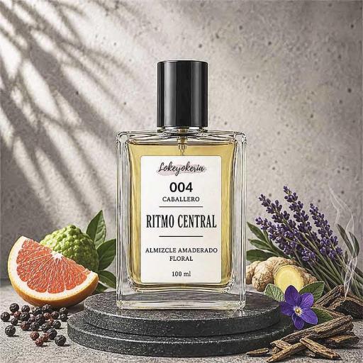 004 RITMO CENTRAL - Perfume Equivalencia Hombre | Almizcle Amaderado Floral [0]