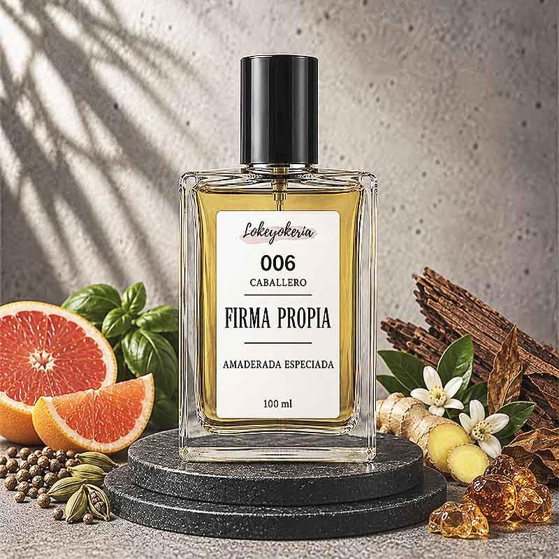 006 FIRMA PROPIA - Perfume Equivalencia Hombre | Amaderada Especiada