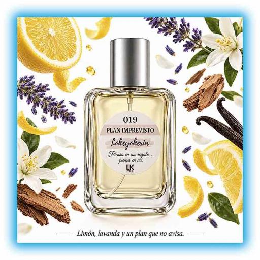 019 PLAN IMPREVISTO | Perfume Equivalencia Hombre | Amaderada Aromática