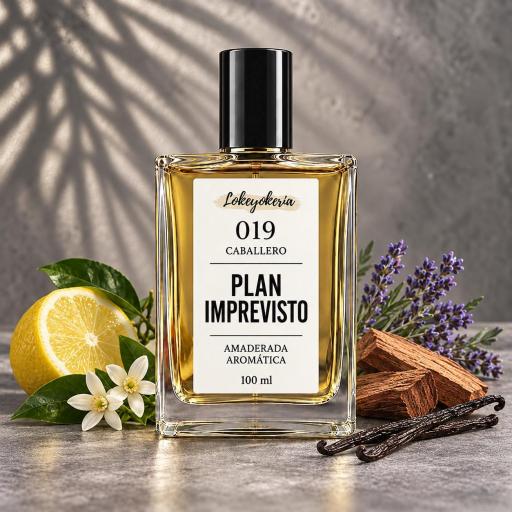 019 PLAN IMPREVISTO de Lokeyokeria, frasco de 100 ml con limón, lavanda, flores de naranjo, cedro y vainilla [0]