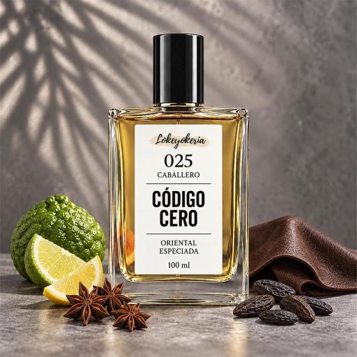 025 CÓDIGO CERO de Lokeyokeria, frasco de 100 ml con cítricos, anís estrellado, cuero y haba tonka [0]