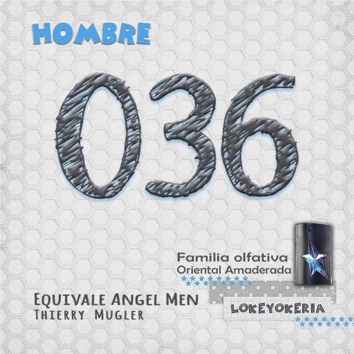 036 equivalencia de ANGEL Men - Thierry Mugler