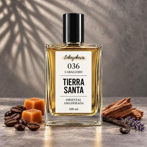 036 TIERRA SANTA de Lokeyokeria, perfume de equivalencia para hombre Oriental Amaderada