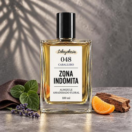 048 ZONA INDÓMITA de Lokeyokeria, perfume de equivalencia para hombre Almizcle Amaderado Floral [0]