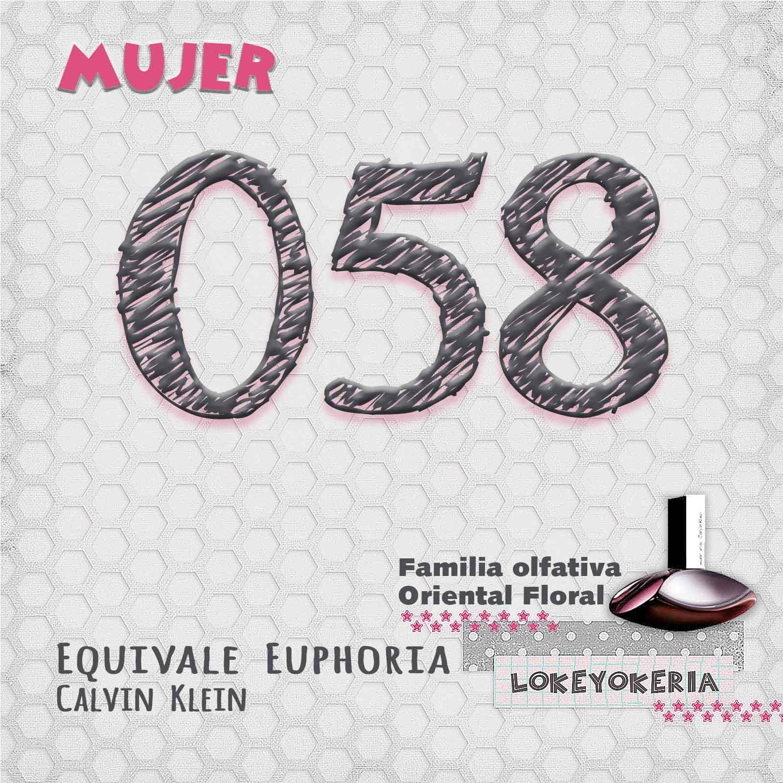 058 – Perfume de Equivalencia Mujer | Oriental Floral