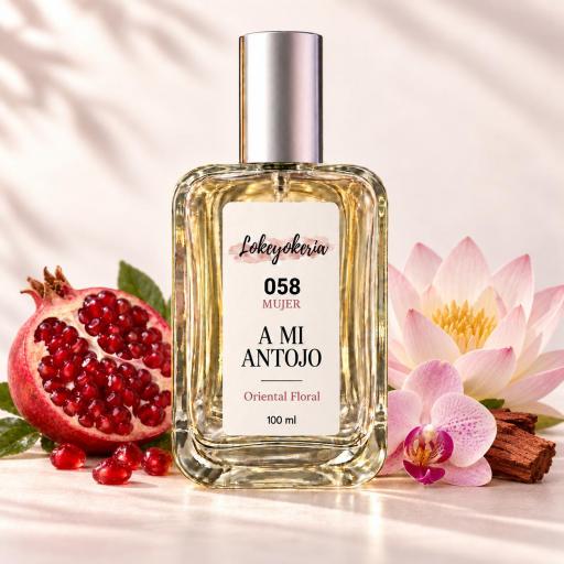 058 A MI ANTOJO de Lokeyokeria, perfume de mujer oriental floral con granada, loto y orquídea [0]