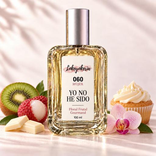 060 YO NO HE SIDO, perfume de equivalencia mujer Floral Frutal Gourmand de Lokeyokeria, 100 ml [0]