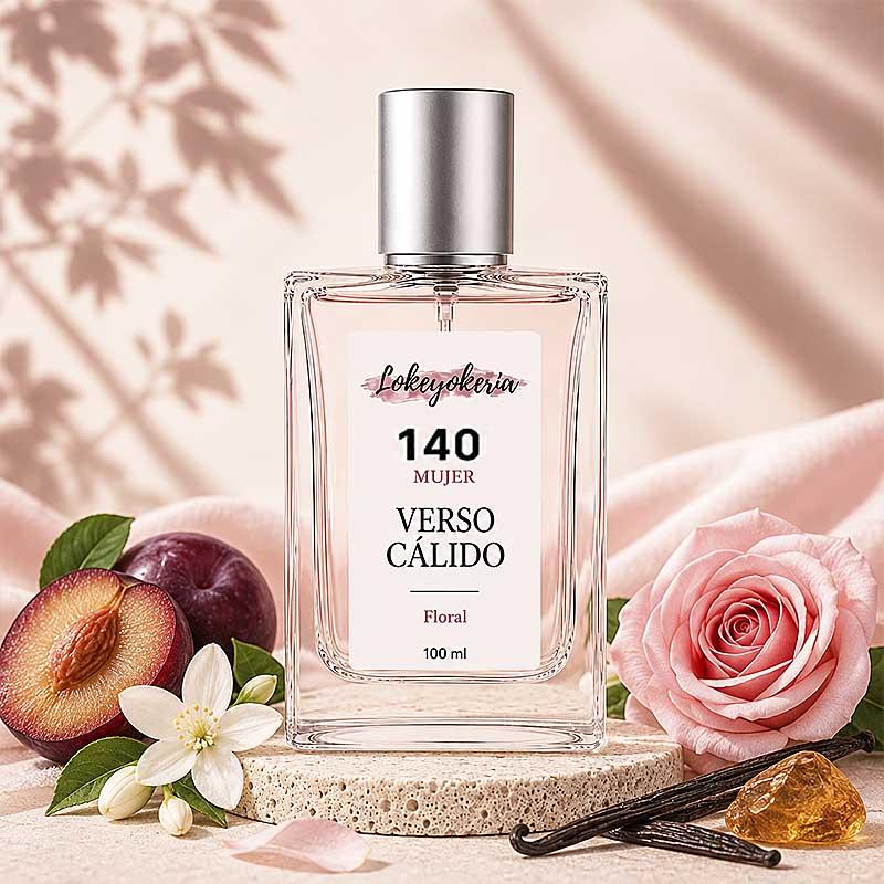 140 VERSO CÁLIDO | Perfume Equivalencia Mujer | Floral