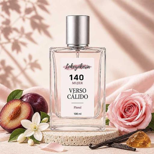 140 VERSO CÁLIDO | Perfume Equivalencia Mujer | Floral