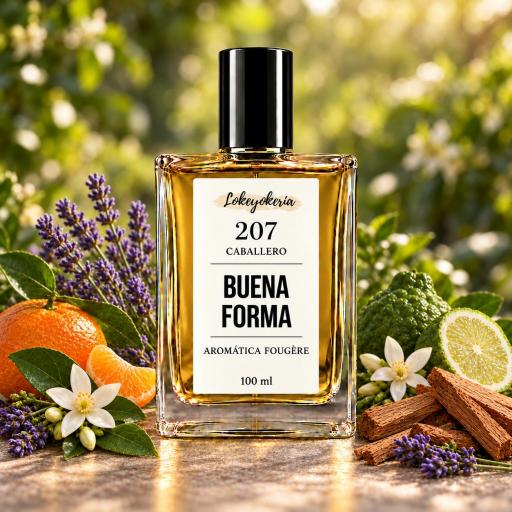 207 BUENA FORMA, perfume de equivalencia para hombre, frasco ALICE de 100 ml [0]