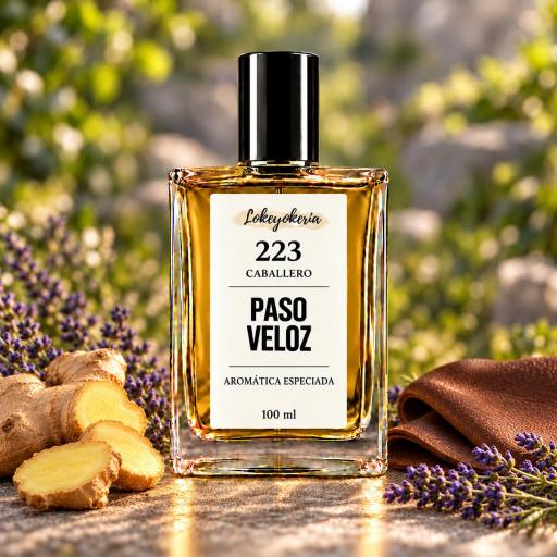 223 PASO VELOZ, perfume de equivalencia para hombre, frasco ALICE de 100 ml [0]