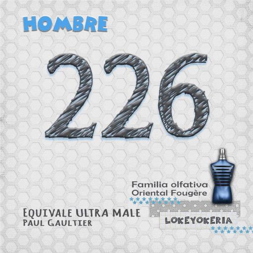 226 Perfume Equivalencia Hombre | Oriental Fougère (Inspiración Ultra Male - Paul Gaultier) 