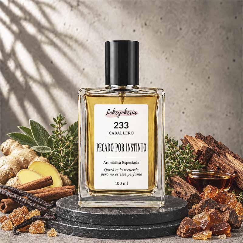233 PECADO POR INSTINTO Perfume Equivalencia Hombre | Aromática Especiada