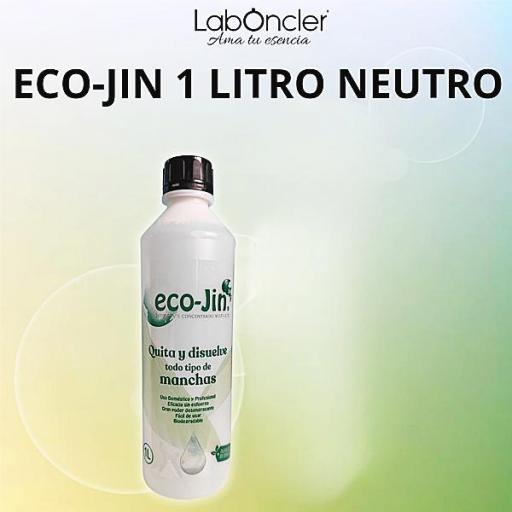 Botella Eco-Jin 1 L. Aroma Neutro - Laboncler