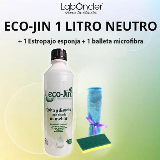 Botella Eco-Jin 1 L. Aroma Neutro - Laboncler [3]