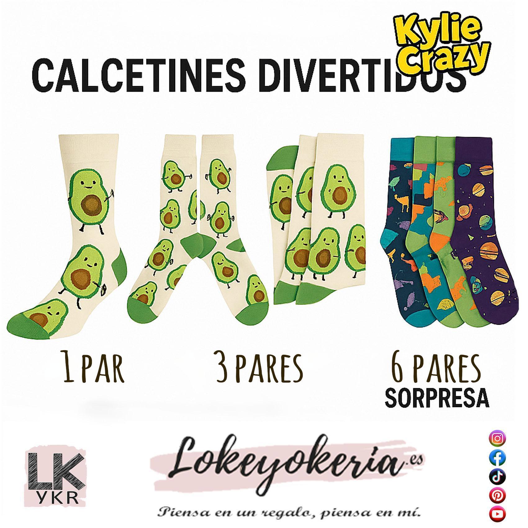 Calcetines divertidos. Originales, cómodos y con estilo de Kylie Crazy