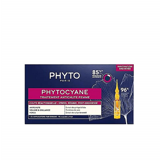 Tratamiento Anticaída de Mujer PHYTOCYANE REACCIÓN 2 piezas - PHYTO