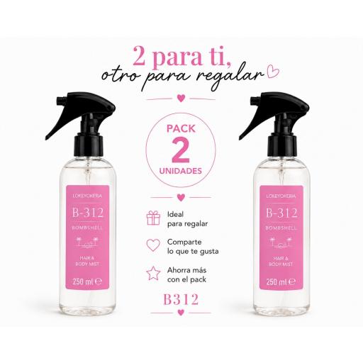 B312 Body Mist Mujer 250 ml | Floral Frutal (Inspiración Victoria’s Secret, Bombshell) [2]
