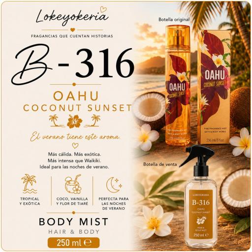 Body Mist B315 Mujer 250 ml (Inspiración Bath & Body Works) [0]