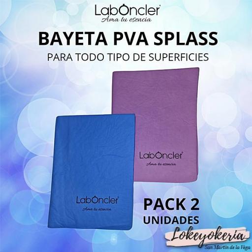 Bayeta PVA Splass ECOJIN – Limpieza sin Marcas en un Solo Paso