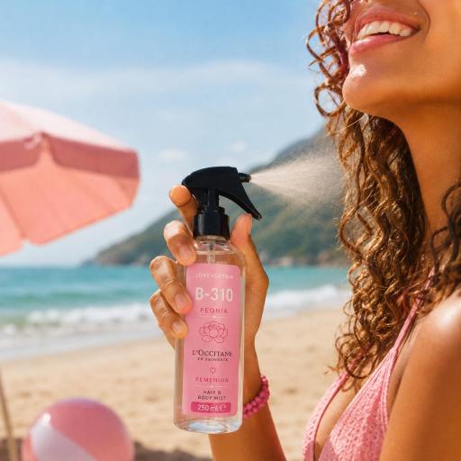 B310 Body Mist Mujer 250 ml | Floral (Inspiración L'Occitane, Pivoine Flora) [1]
