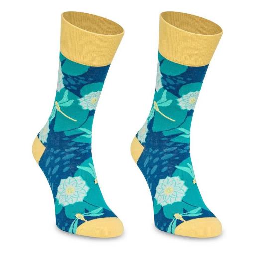 Calcetines divertidos de algodón “sin costuras” LIBÉLULA [4]