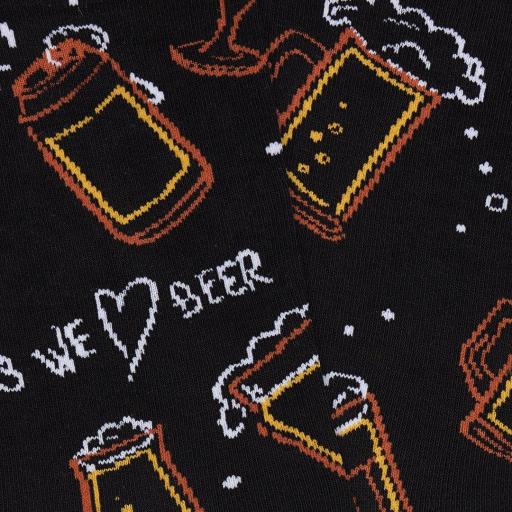 Calcetines divertidos de algodón “sin costuras” CERVEZA | Kylie Crazy [2]