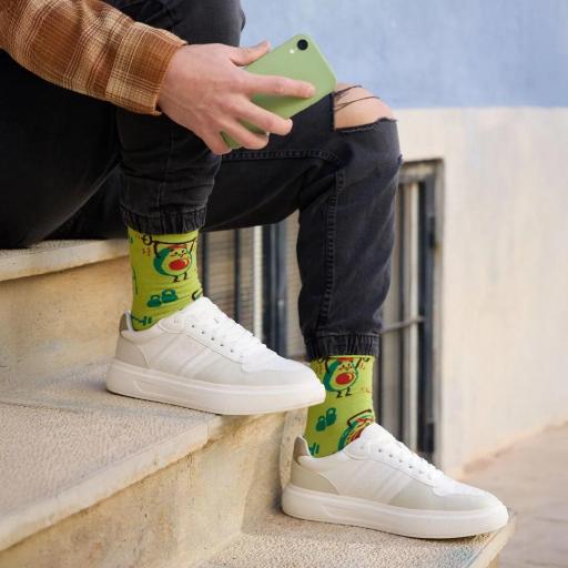 Calcetines divertidos de algodón “sin costuras” AGUACATE DEPORTIVO | Kylie Crazy [0]