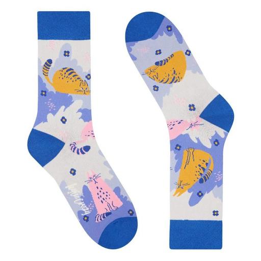 Calcetines divertidos de algodón “sin costuras” GATO | Kylie Crazy [1]