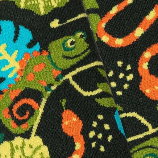 Calcetines divertidos de algodón “sin costuras”. CAMALEÓN | Kylie Crazy [2]