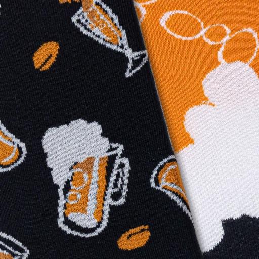 Calcetines divertidos de algodón “sin costuras” CERVEZAS | Kylie Crazy [2]