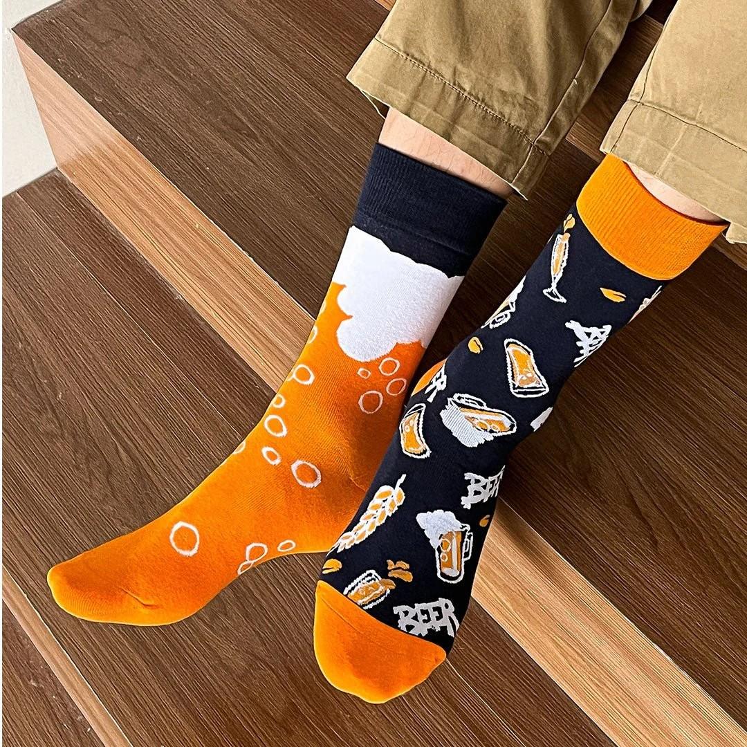 Calcetines divertidos de algodón “sin costuras” CERVEZAS | Kylie Crazy