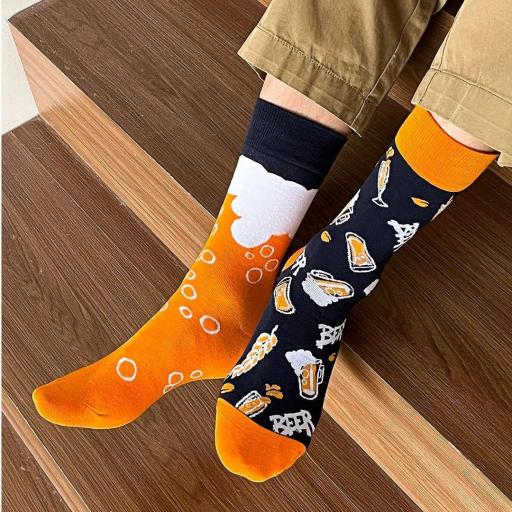 Calcetines divertidos de algodón “sin costuras” CERVEZAS | Kylie Crazy [0]