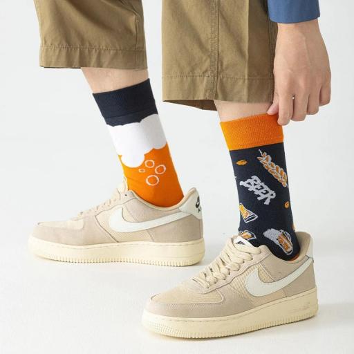 Calcetines divertidos de algodón “sin costuras” CERVEZAS | Kylie Crazy [3]