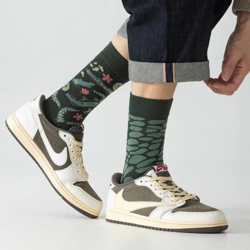 Calcetines divertidos de algodón “sin costuras”. COCODRILO | Kylie Crazy [3]