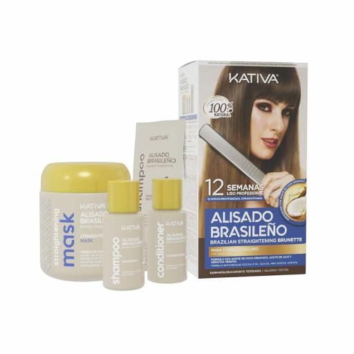 Champú Alisado Brasileño KATIVA PROFESIONAL, 150 ml.