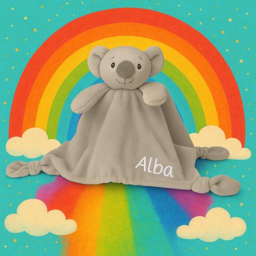 DouDou Sonajero Bebé Personalizable – Koala Suave [0]